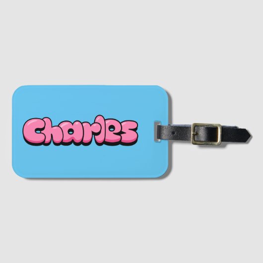 Charles Bagagelabel (Voorkant (horizontaal))