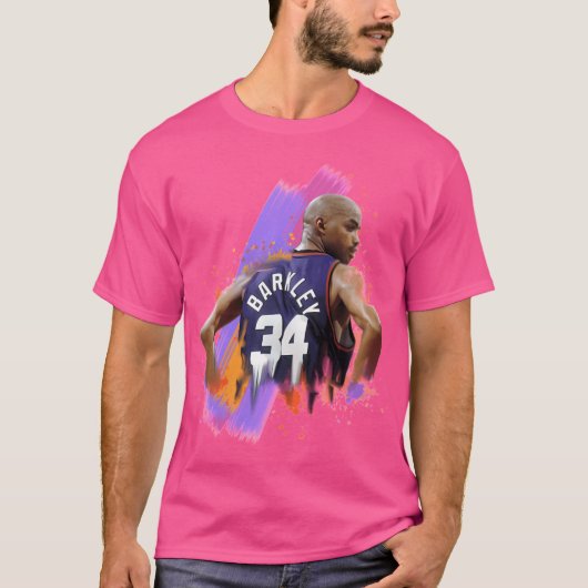 Charles Barkley Basketbal 34 achterzijde T-shirt (Voorkant)