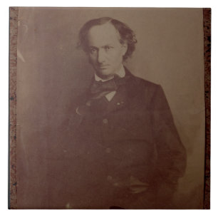 Charles Baudelaire (1820-1867), Franse dichter, me Tegeltje