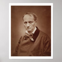 Charles Baudelaire (1821-67), Franse dichter, port