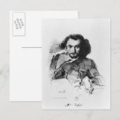 Charles Baudelaire 1844 Briefkaart (Voorkant / Achterkant)