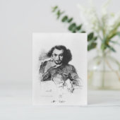 Charles Baudelaire 1844 Briefkaart (Staand voorkant)