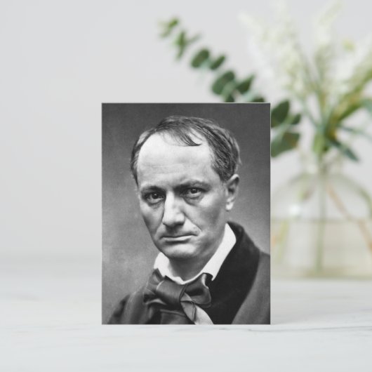 Charles Baudelaire Briefkaart (Staand voorkant)