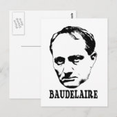 Charles Baudelaire Briefkaart (Voorkant / Achterkant)