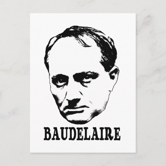 Charles Baudelaire Briefkaart (Voorkant)