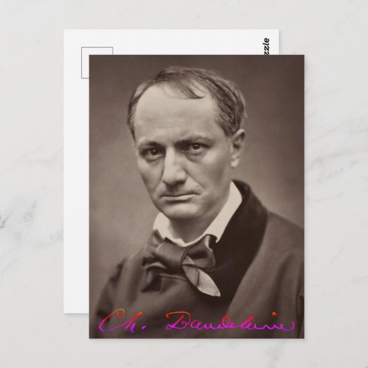 Charles Baudelaire Briefkaart (Voorkant / Achterkant)