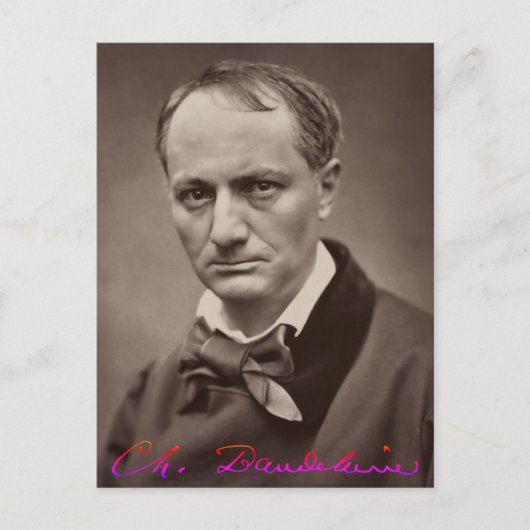 Charles Baudelaire Briefkaart (Voorkant)