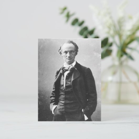 Charles Baudelaire Briefkaart (Staand voorkant)
