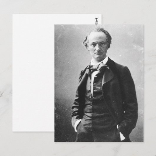 Charles Baudelaire Briefkaart (Voorkant / Achterkant)
