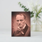Charles Baudelaire Briefkaart (Staand voorkant)