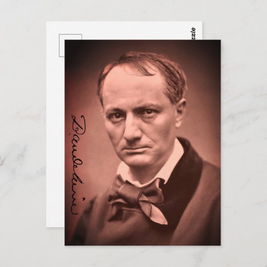 Charles Baudelaire Briefkaart (Voorkant / Achterkant)