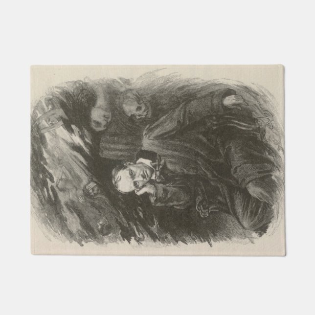 Charles Baudelaire (door Georges Rochegrosse) Deurmat (Voorkant)