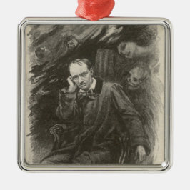 Charles Baudelaire (door Georges Rochegrosse) Metalen Ornament