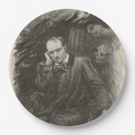 Charles Baudelaire (door Georges Rochegrosse) Papieren Bordje