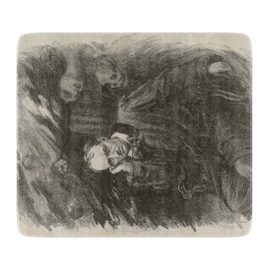 Charles Baudelaire (door Georges Rochegrosse) Snijplank (Voorkant)