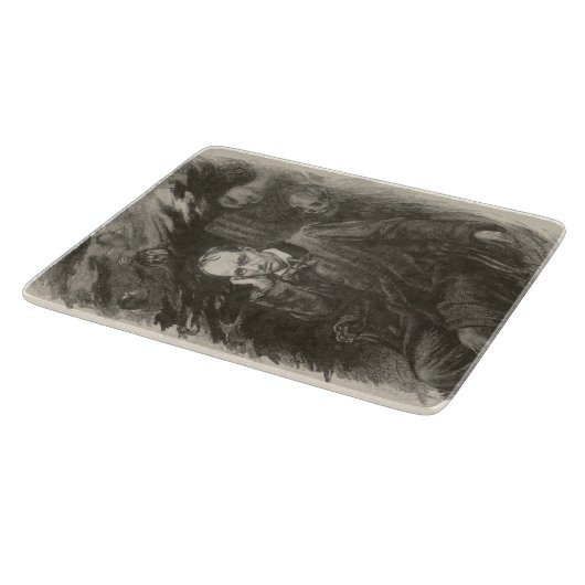 Charles Baudelaire (door Georges Rochegrosse) Snijplank (Hoek)