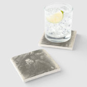 Charles Baudelaire (door Georges Rochegrosse) Stenen Onderzetter (Zijkant)