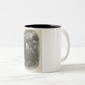 Charles Baudelaire (door Georges Rochegrosse) Tweekleurige Koffiemok (Voorkant rechts)