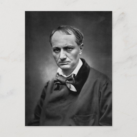 Charles Baudelaire -  foto 1878 Briefkaart (Voorkant)