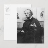 Charles Baudelaire met Engravings, c.1863 Briefkaart (Voorkant / Achterkant)