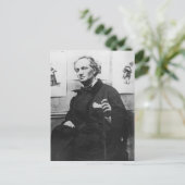 Charles Baudelaire met Engravings, c.1863 Briefkaart (Staand voorkant)