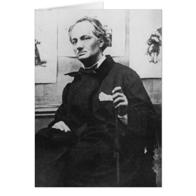 Charles Baudelaire met gravings, c.1863 (Voorkant)