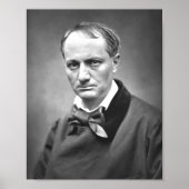 Charles Baudelaire Portrait Poster (Voorkant)