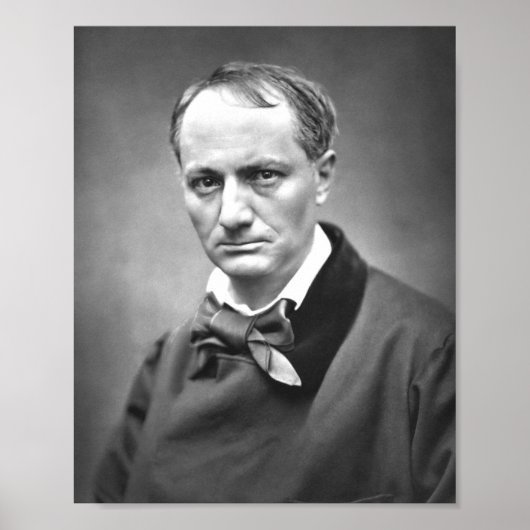 Charles Baudelaire Portrait Poster (Voorkant)