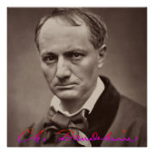 Charles Baudelaire Poster (Voorkant)