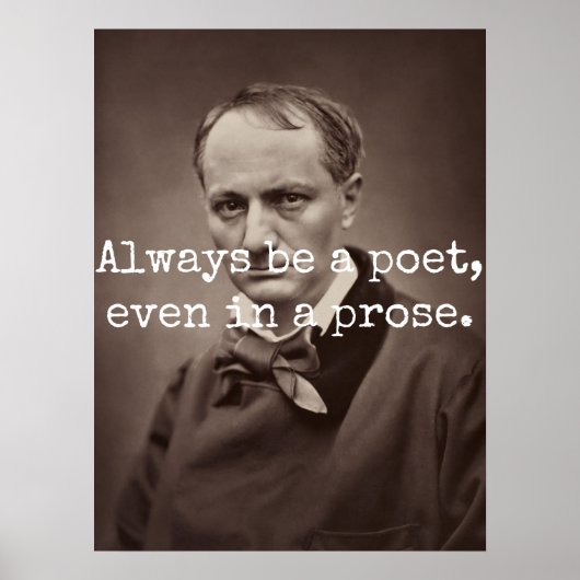 Charles Baudelaire Poster (Voorkant)