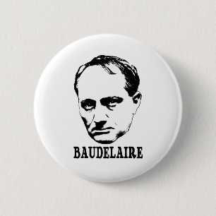 Charles Baudelaire Ronde Button 5,7 Cm