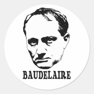 Charles Baudelaire Ronde Sticker