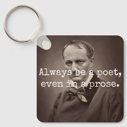 Charles Baudelaire Sleutelhanger (Voorkant)
