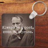 Charles Baudelaire Sleutelhanger (Achterkant)