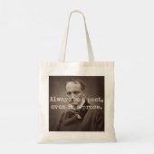 Charles Baudelaire Tote Bag (Achterkant)