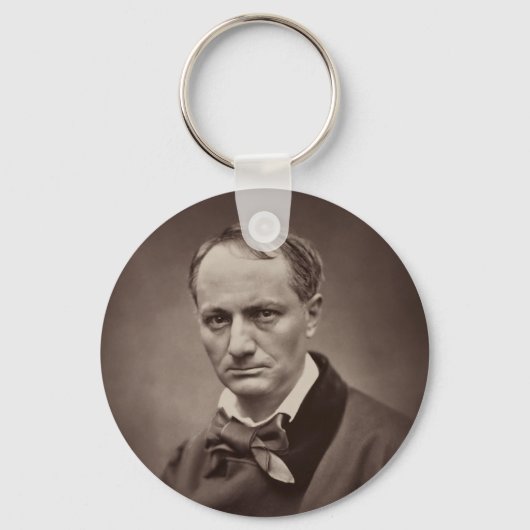 Charles Baudelaire van Étienne Carjat Sleutelhanger (Voorkant)