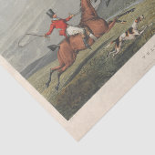 Charles Bentley | Fox Hunting: Full Cry Tissuepapier (Detail)