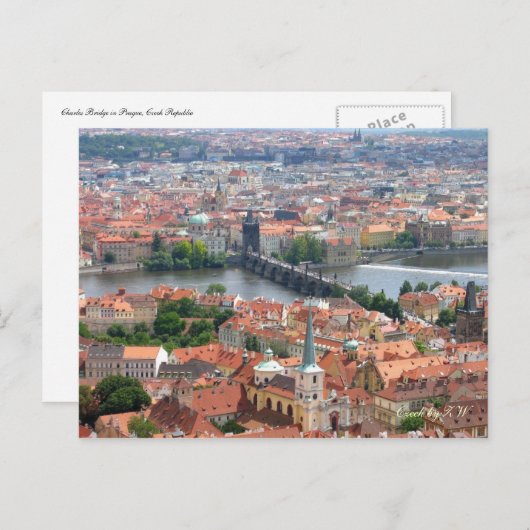 Charles Bridge Briefkaart (Voorkant / Achterkant)