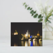 Charles Bridge en de Vltava Briefkaart (Staand voorkant)