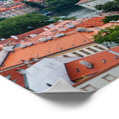 Charles bridge en St. Nicolas Church - Praag Poster (Hoek)