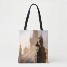 Charles Bridge in de ochtend Tote Bag
