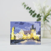 Charles Bridge in Praag Briefkaart (Staand voorkant)