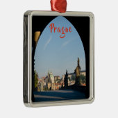 Charles bridge in Praag, Tsjechische Republiek Metalen Ornament (Rechts)