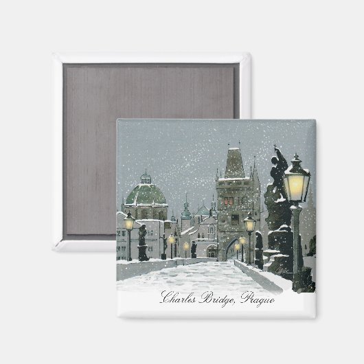 Charles Bridge-magneet Magneet (Voorkant / Achterkant)