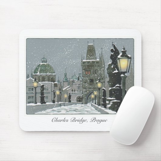 Charles Bridge mousepad Muismat (Met muis)