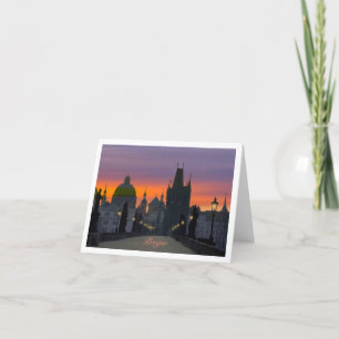 Charles Bridge Note Card Kaart
