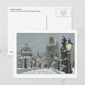 Charles Bridge post card Briefkaart (Voorkant / Achterkant)