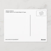 Charles Bridge-postkaart Briefkaart (Achterkant)