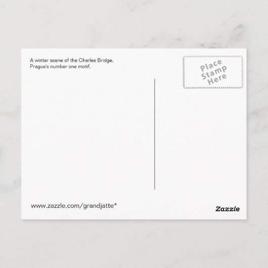 Charles Bridge-postkaart Briefkaart (Achterkant)