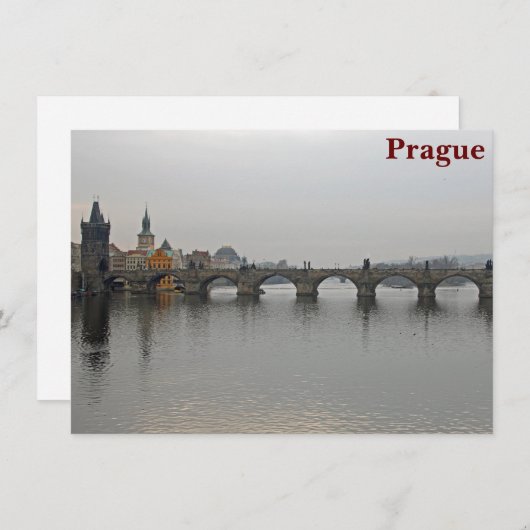 Charles Bridge, Praag (Voorkant / Achterkant)